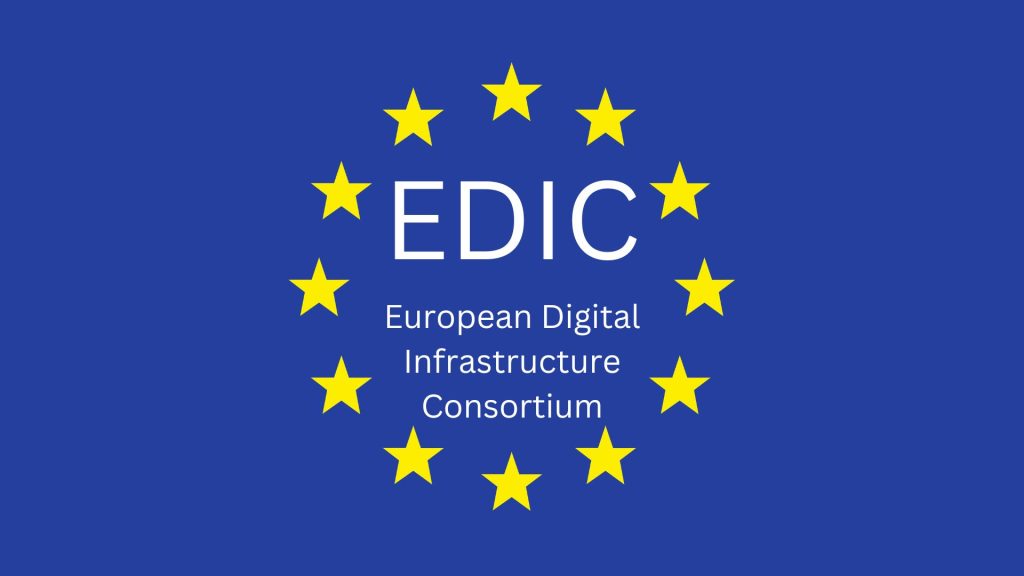 Europese vlag met Edic